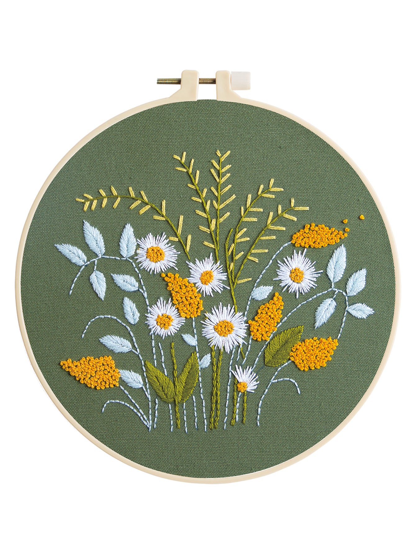 1set Flower Pattern DIY Cross Stitch