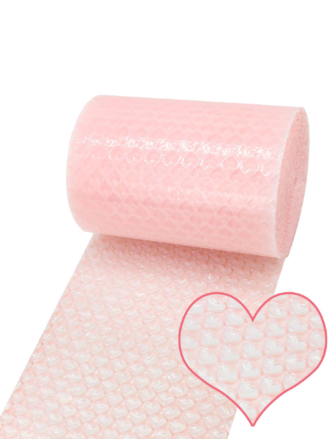 1roll PE Gift Wrap Foam, Minimalist Pink Filament Foam For Party