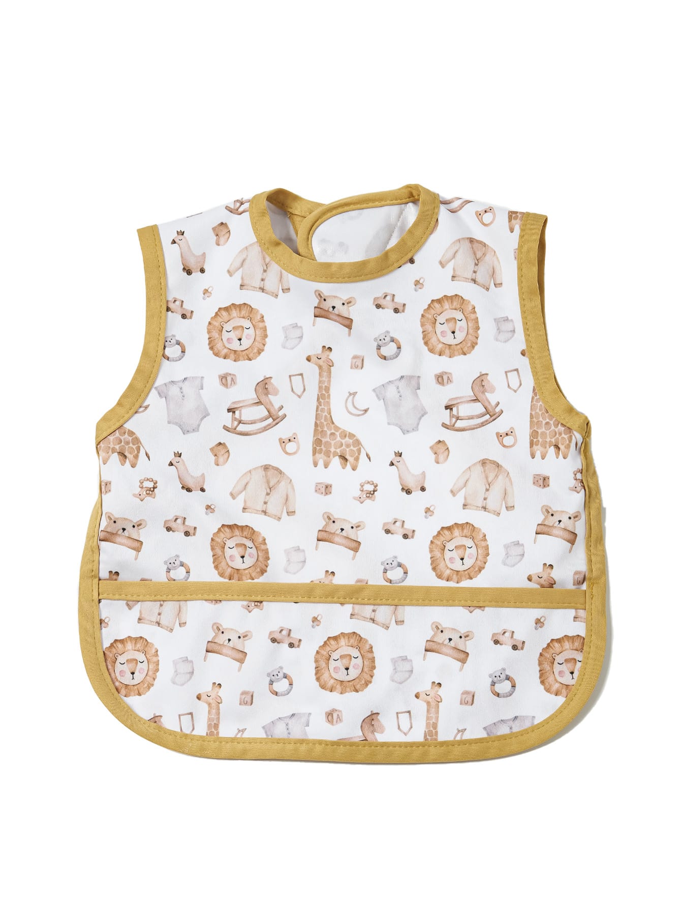 Baby Cartoon Animal Print Bib