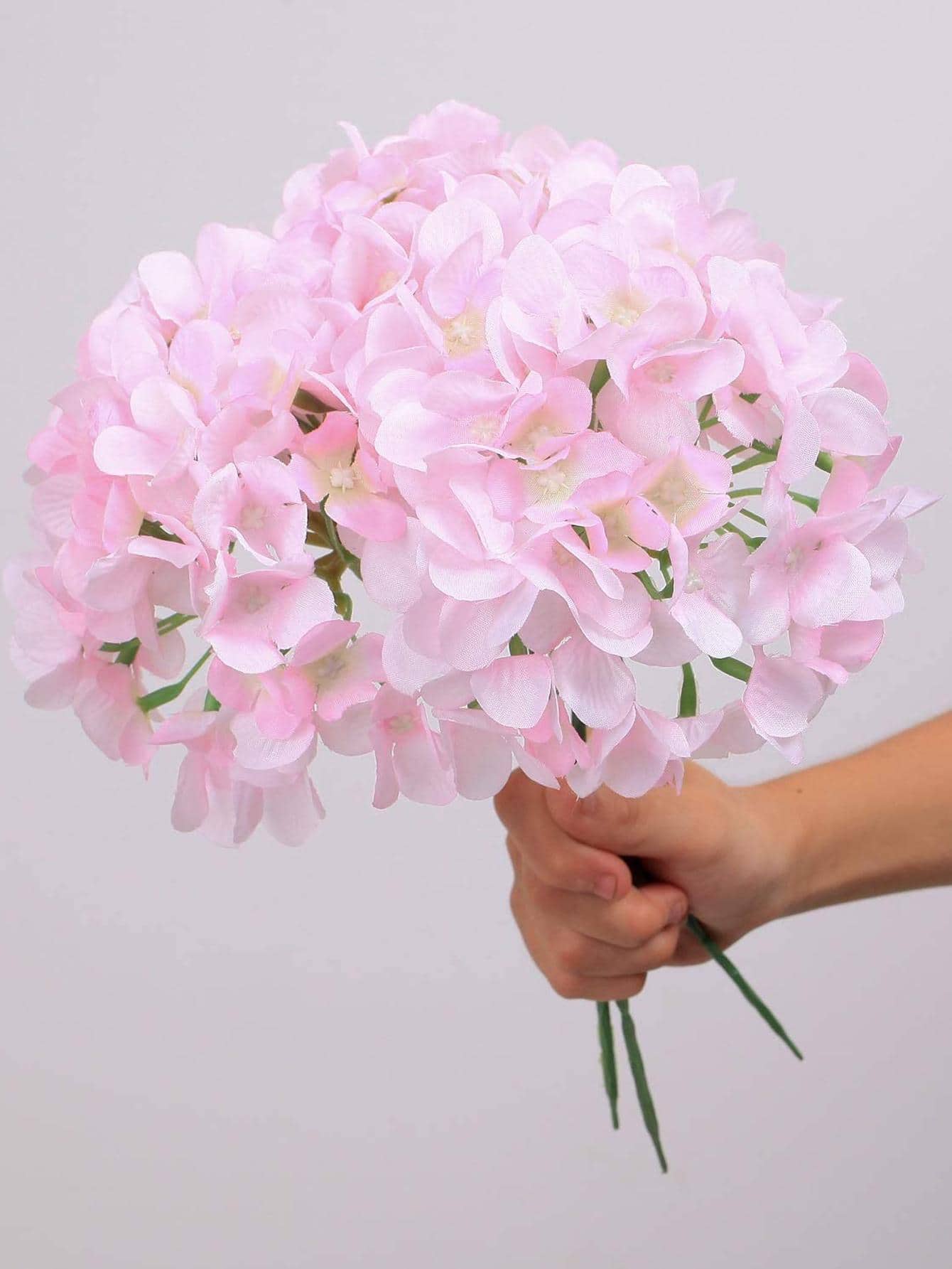 5pcs/Set Artificial Hydrangea Flower,Fake Floral For Wedding, Party,Home Decoration