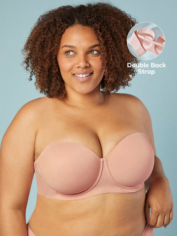 Plus Dream Curve Support+ Strapless Push-Up Bra