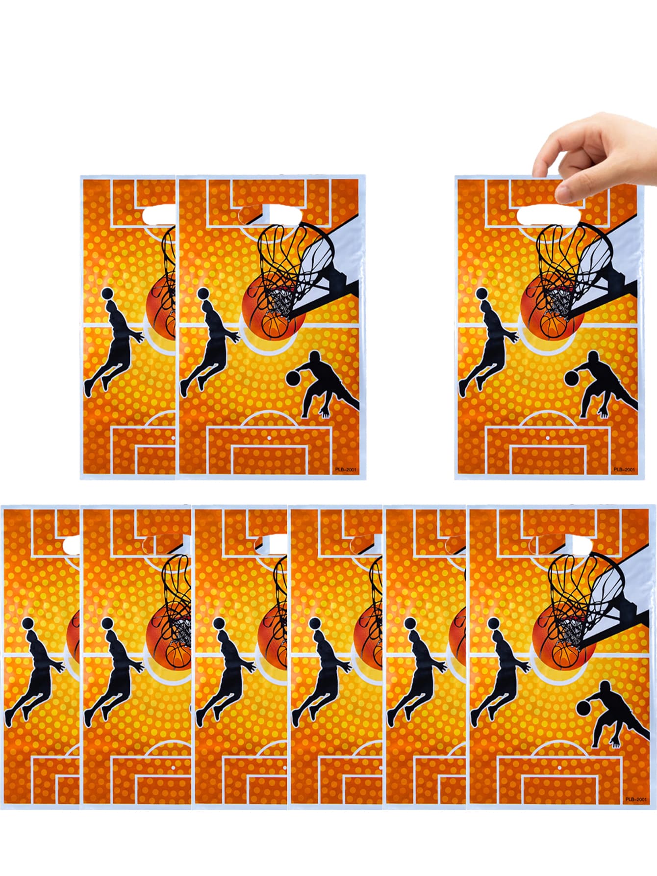 10pcs Football Basketball Baseball Themed Party Favor Gift Bags Treat Bags For Festival Birthday