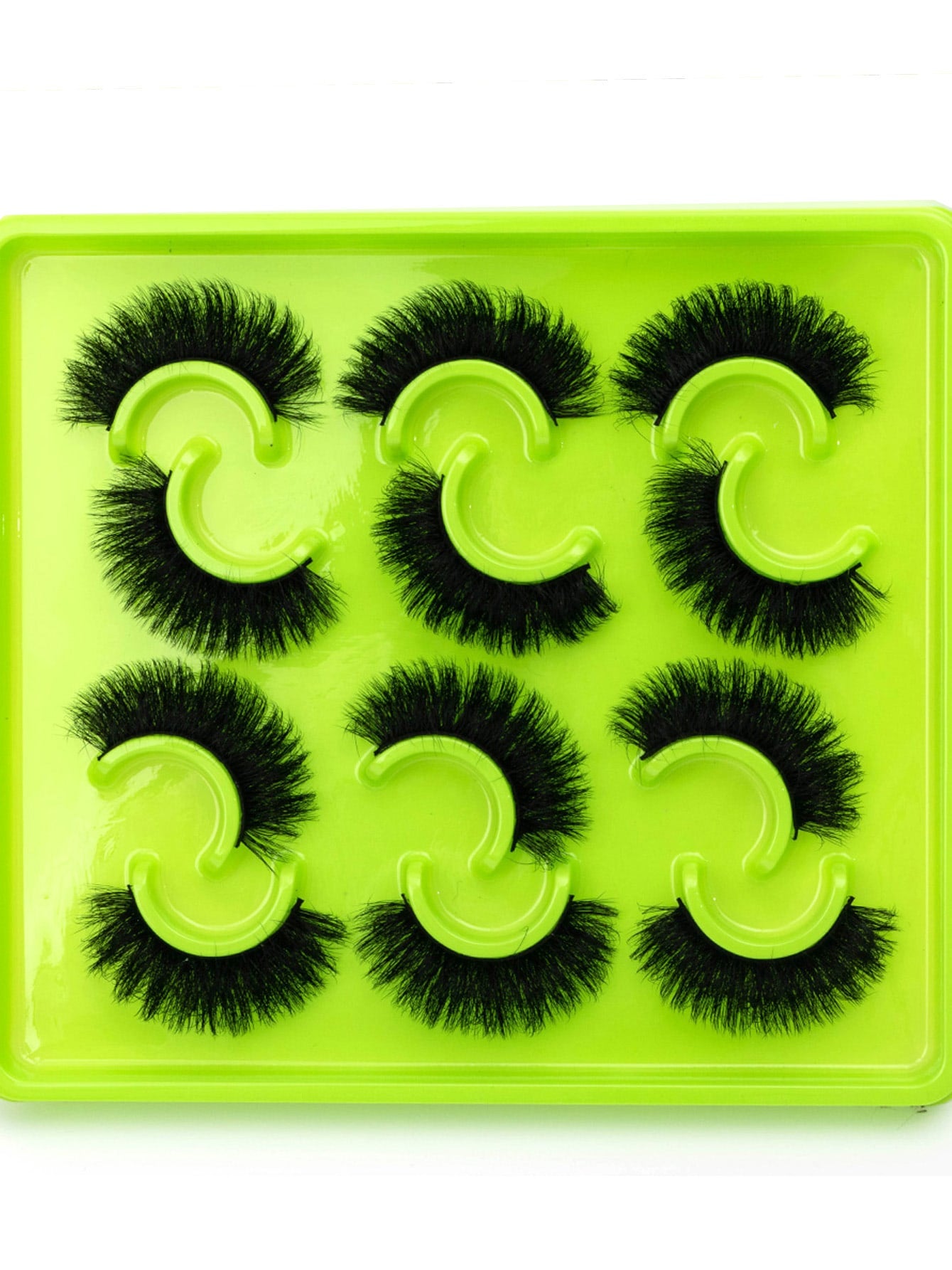 False Eyelashes,6Pairs Volumized Thick Slender Fake Eyelashes Natural Eye Lashes For Masquerade Suits Party