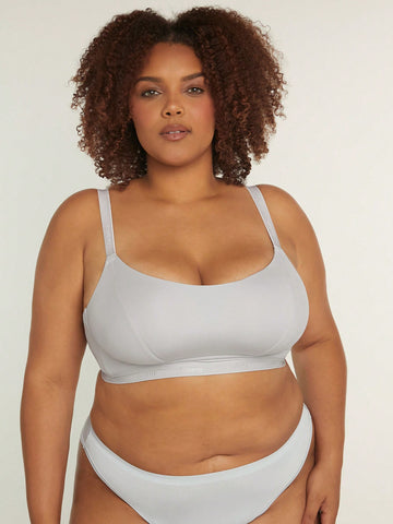 Plus Wireless Modal Silk Bra