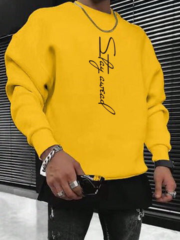 Men Letter Graphic Drop Shoulder Sweatshirt