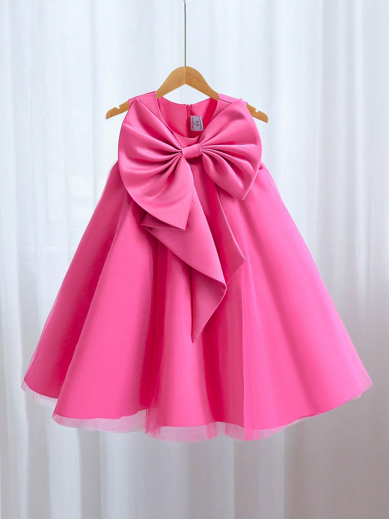 Young Girl Birthday Banquet Party Dress Flower Wedding Bridesmaid Wedding Dress Princess Dress Solo Singing Competition Costume