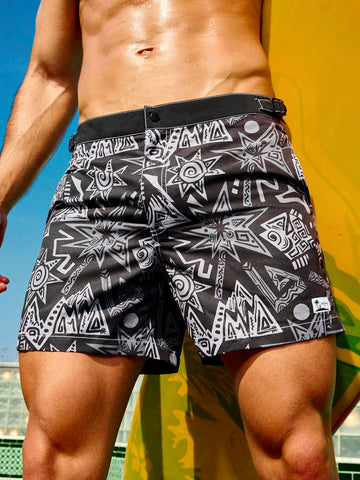 Men's Printed Beach Shorts