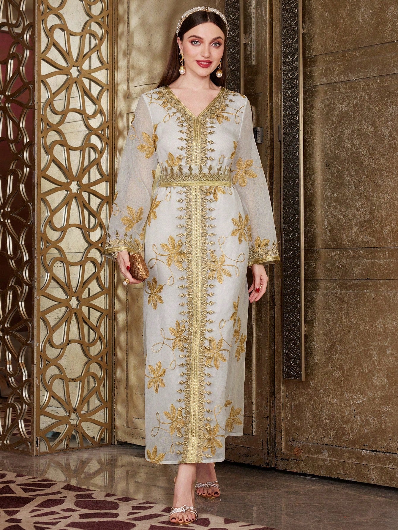 Embroidery & Applique & Weave Design Dress