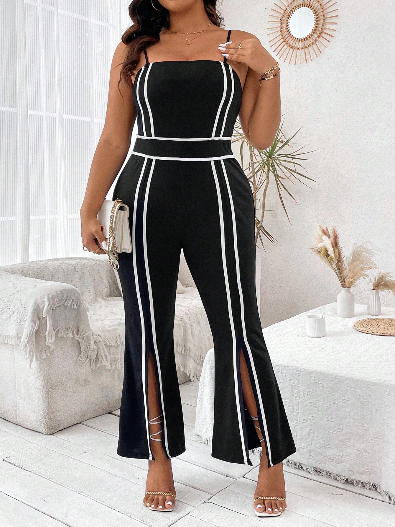 Plus size fit and flare deals pants