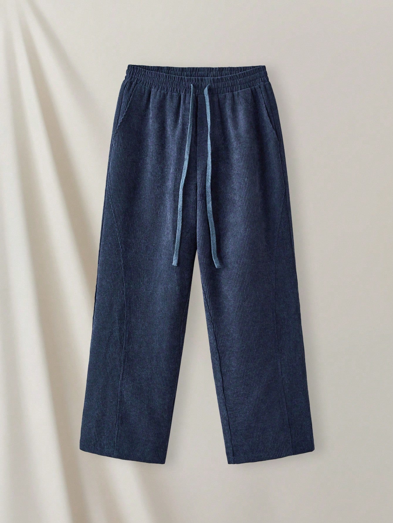 Men's Woven Casual Pants With Pockets