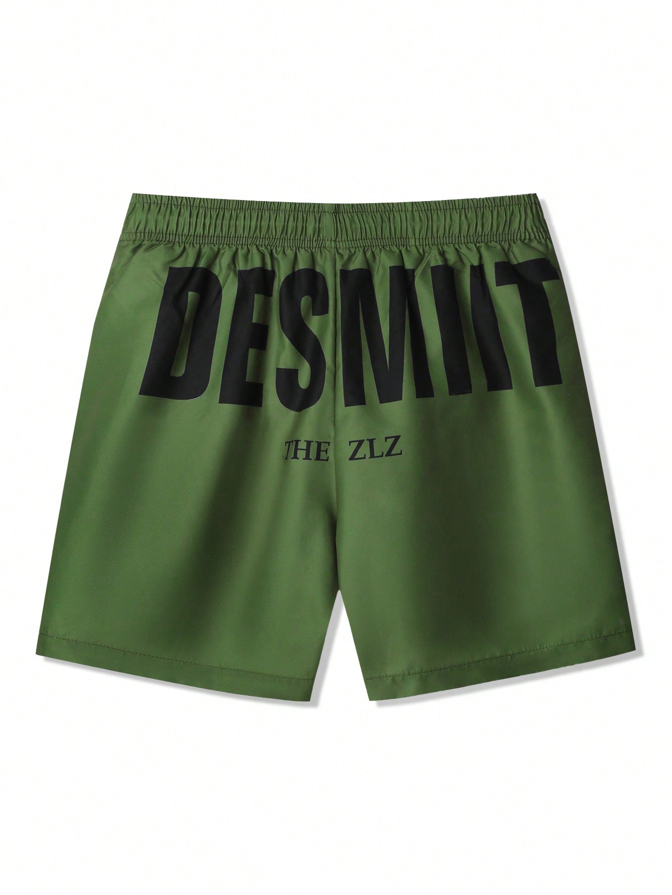 Men's Fashionable Letter Printed Beach Shorts, Summer Daily