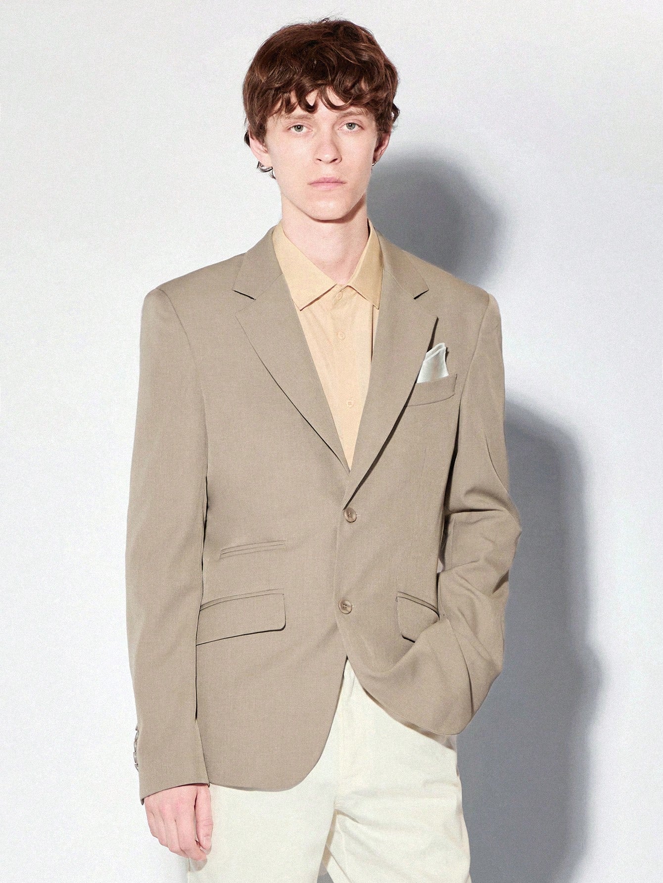 Easy Care Summer Woven Business Suit Jacket