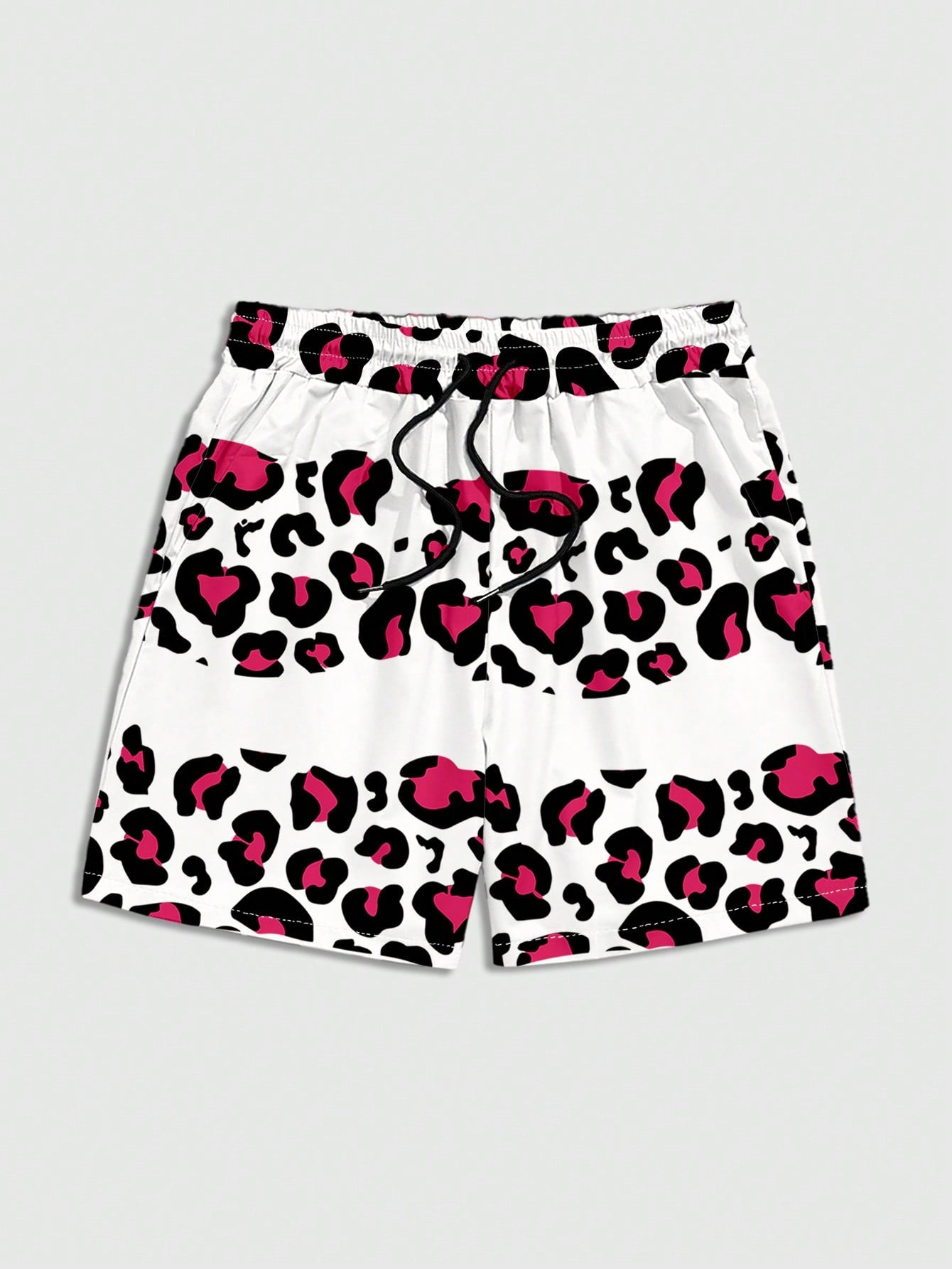 Men Leopard Print Shorts