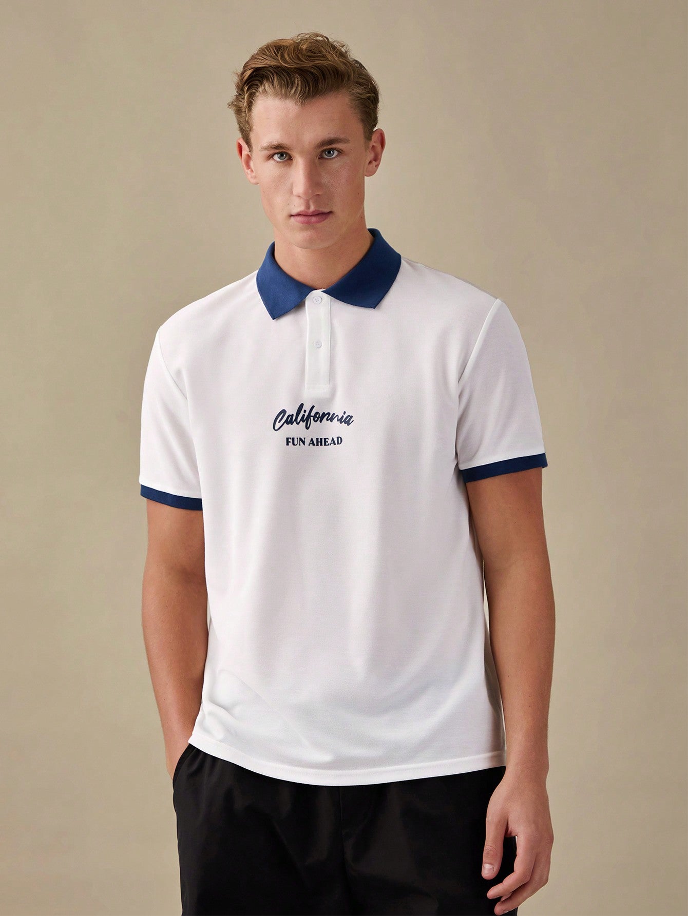 Men Fashionable Summer Comfortable All-Match Polo Shirt