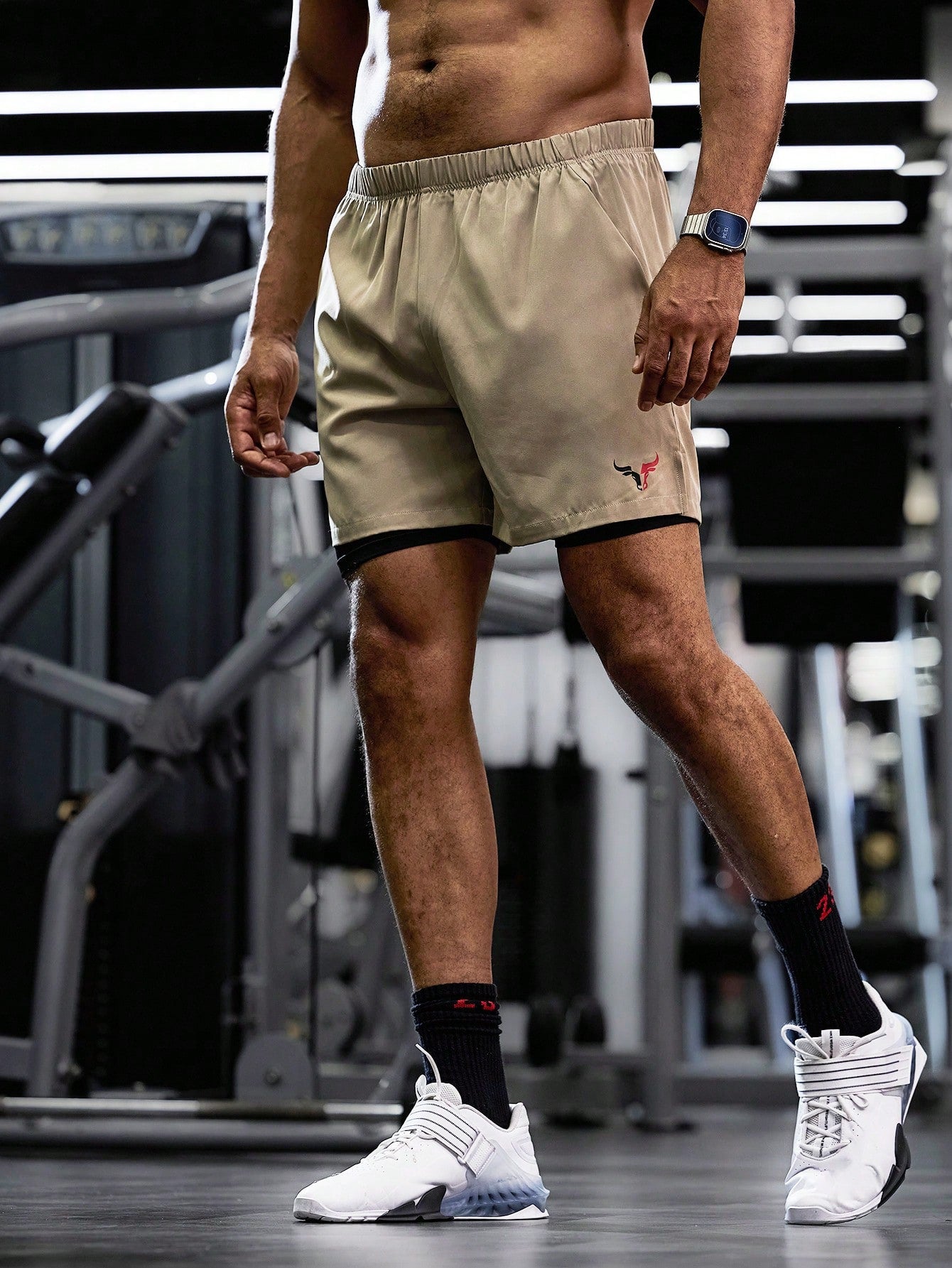 Men Plain Simple Casual Sports Shorts, Everyday Wear