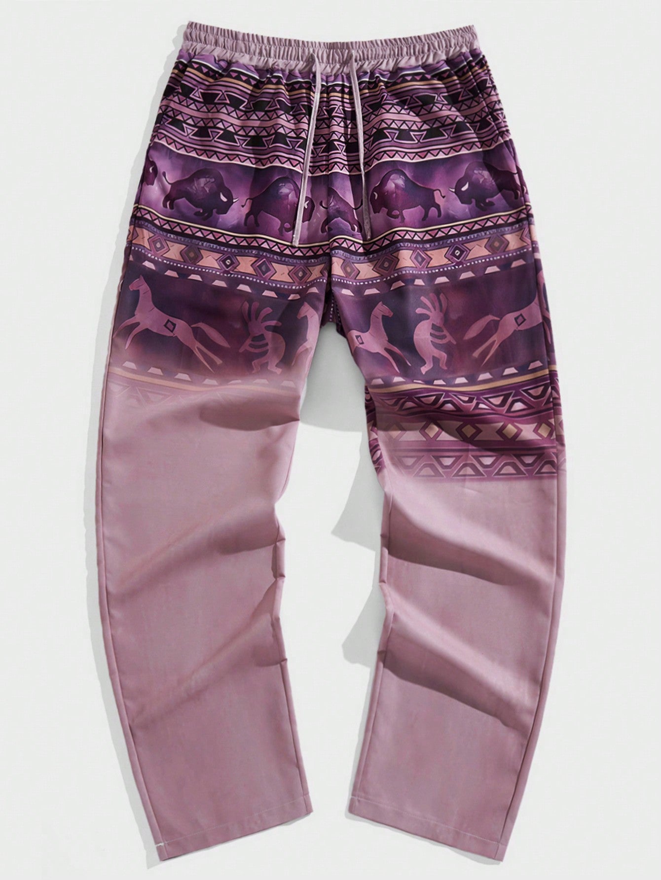 Men's Fashionable Printed Loose Pants