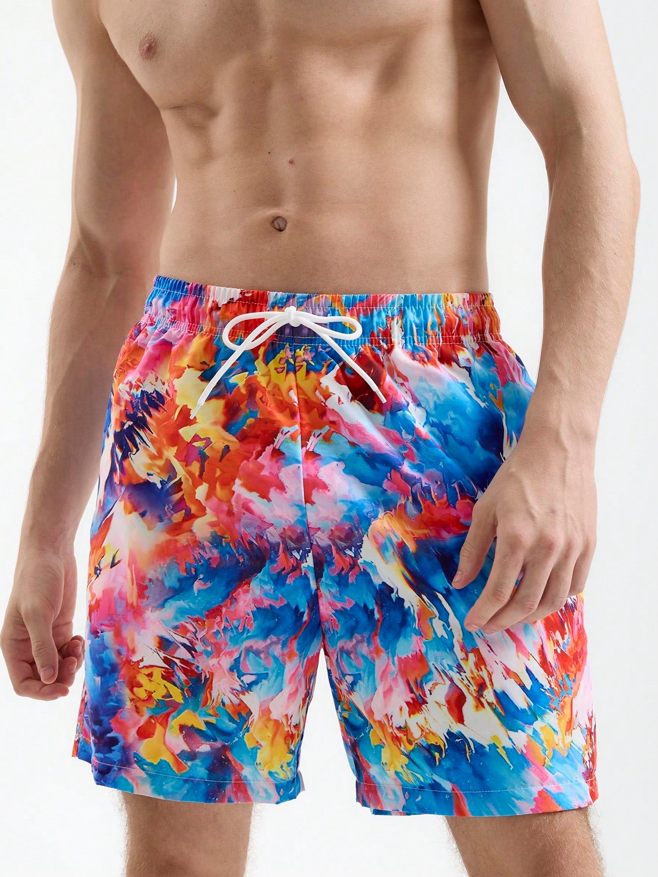 Men's Vacation Style Loose Printed Beach Shorts