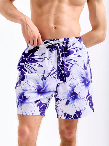 Men's Fashionable Loose Casual Beach Vacation Style Shorts For Summer