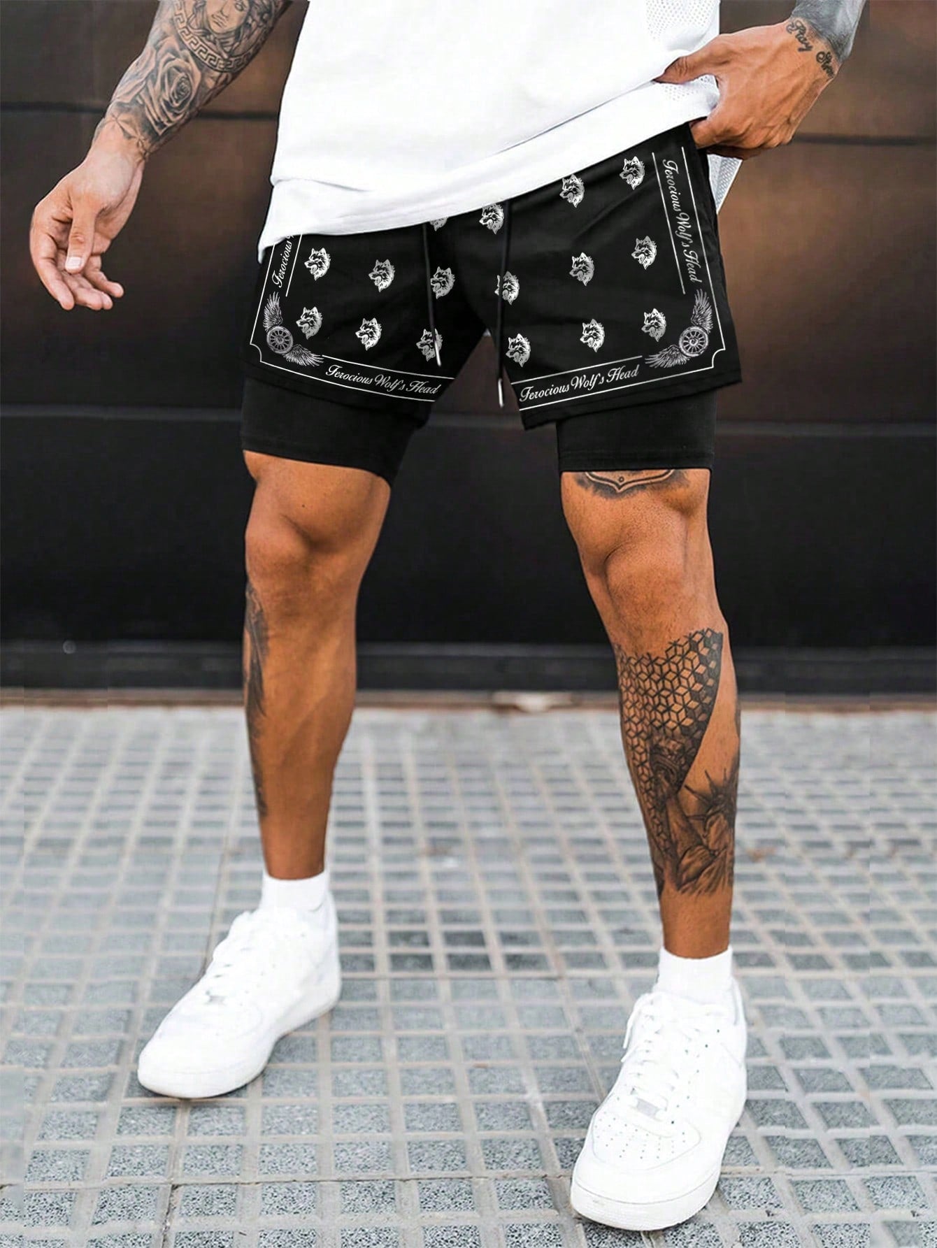 Men Fashionable And Comfortable Double Layered Shorts For Summer