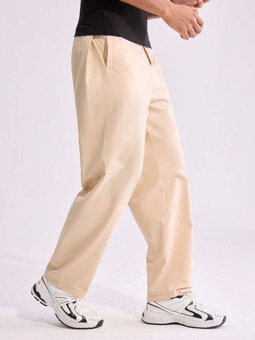 Men's High Waist Fitted 90s Trousers