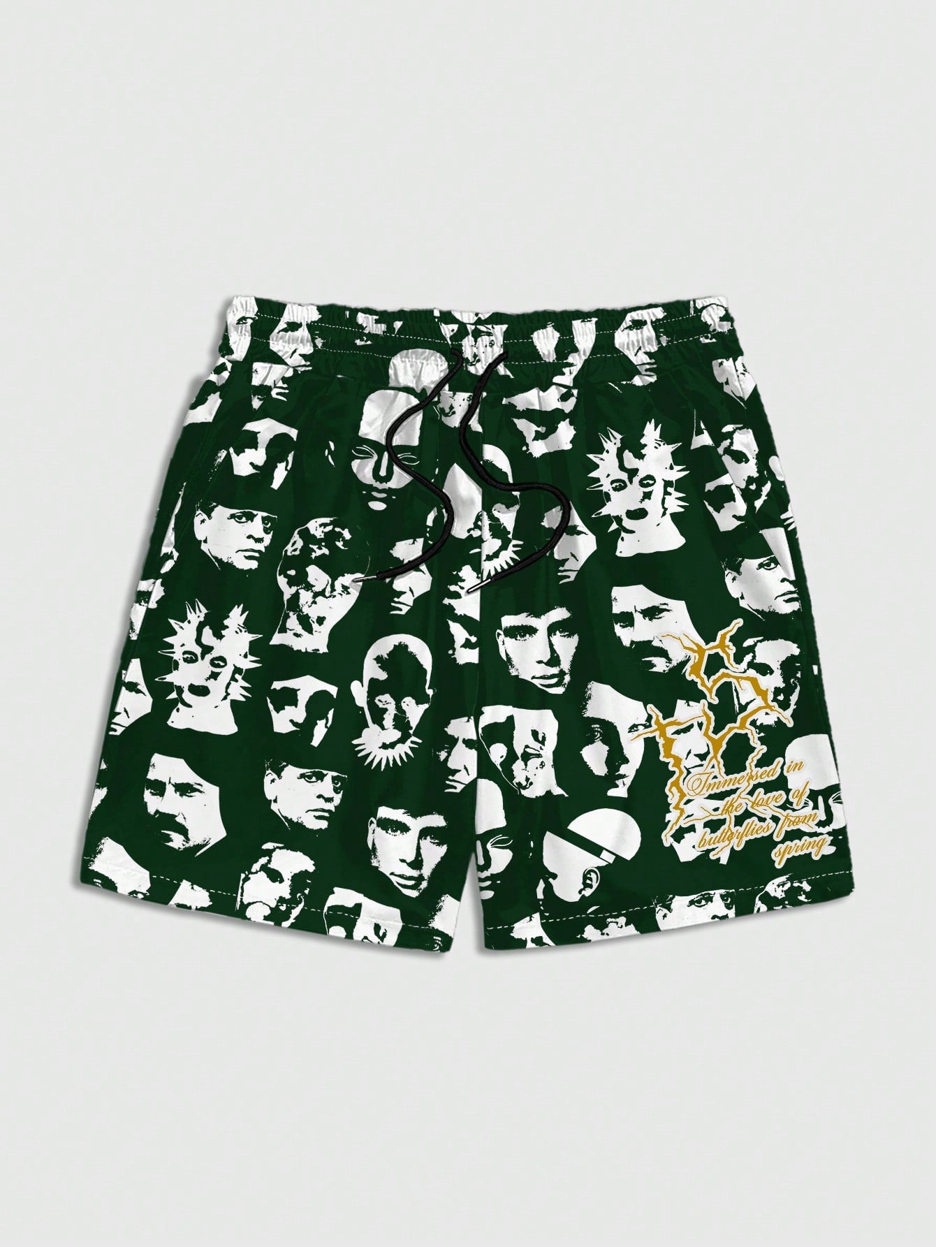 Men's Fashionable Character Print Shorts