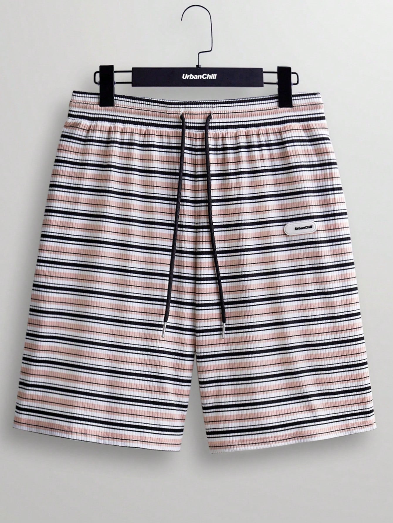 Men's Fashion Striped Woven Casual Shorts