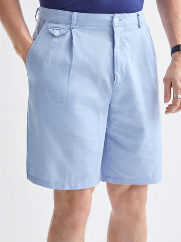 New Men Woven Casual Straight Shorts