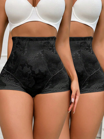 Women's Casual High Waist Body Shaping Triangle Panties (2pcs/Pack)