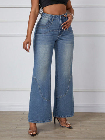 Women's Casual Simple Match Denim Pants For Everyday