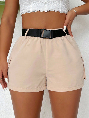 Women's Simple Solid Color Casual Casual Shorts