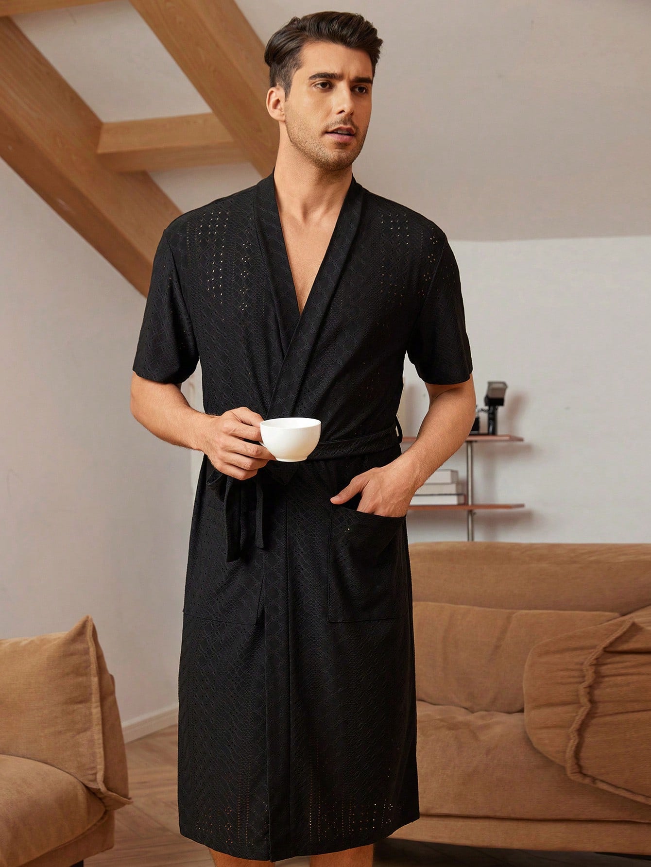 Men's Solid Color Simple Daily Loungewear