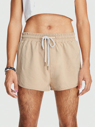 Men's Solid Color Simple Daily Shorts