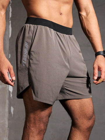 Men's Summer Letter Print Casual Sports Shorts