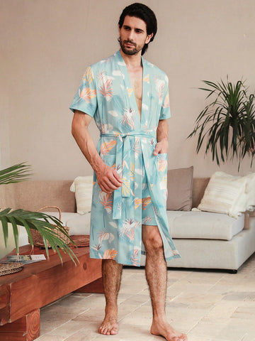 Men's Random Printed Simple Daily Home Clothes