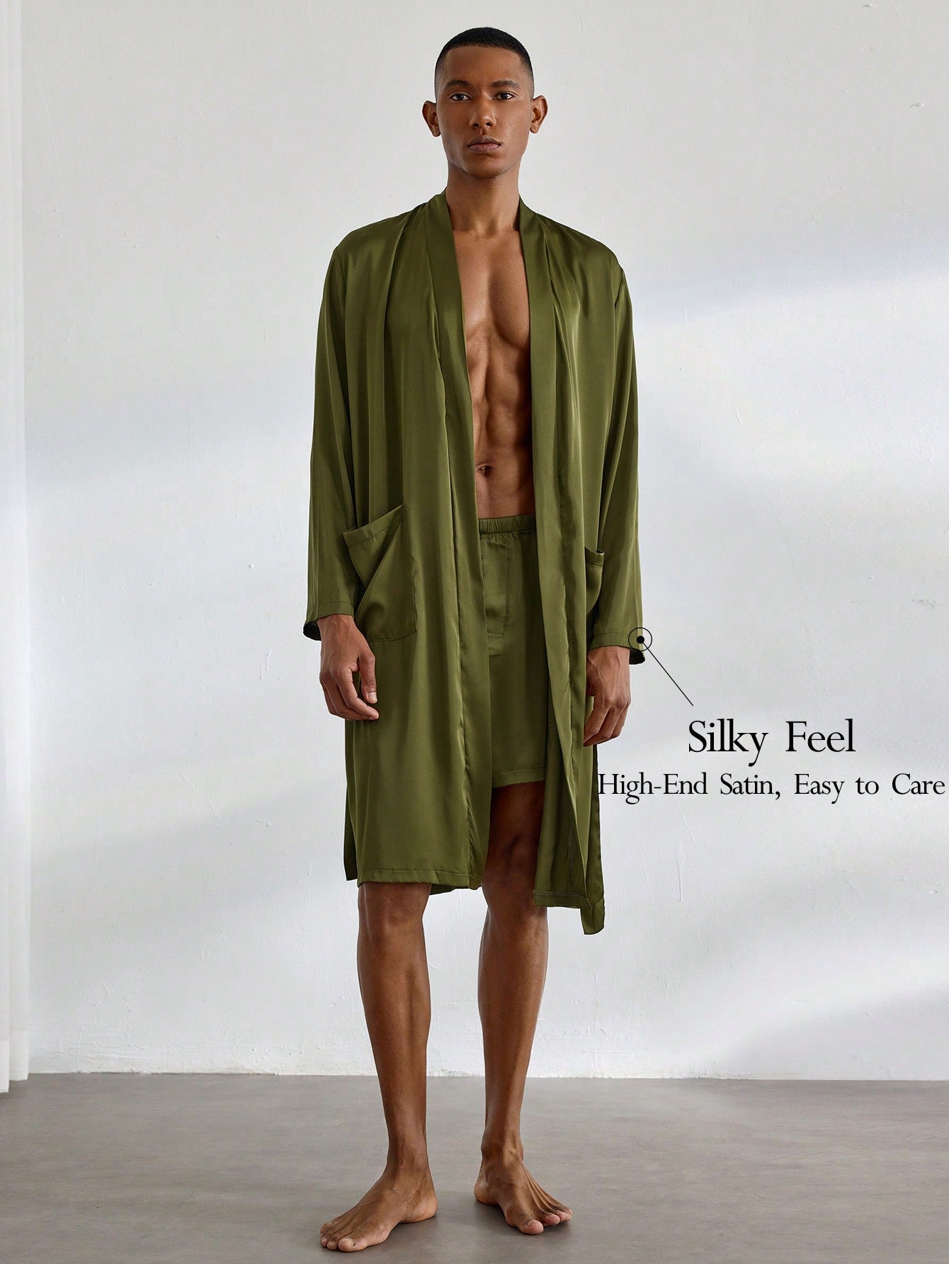 Men's Plain Simple Daily Robe