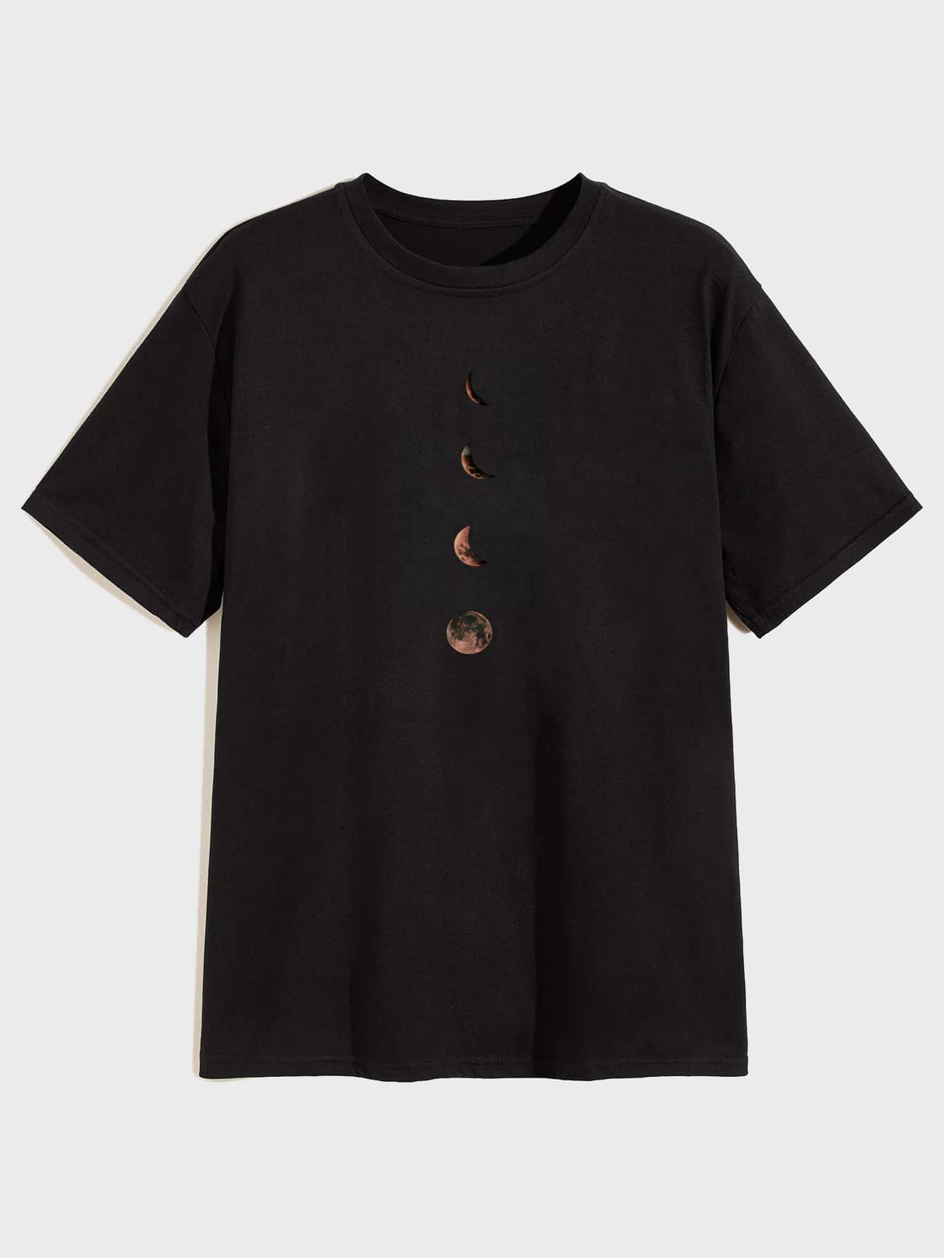 Men Moon Phase Graphic Tee