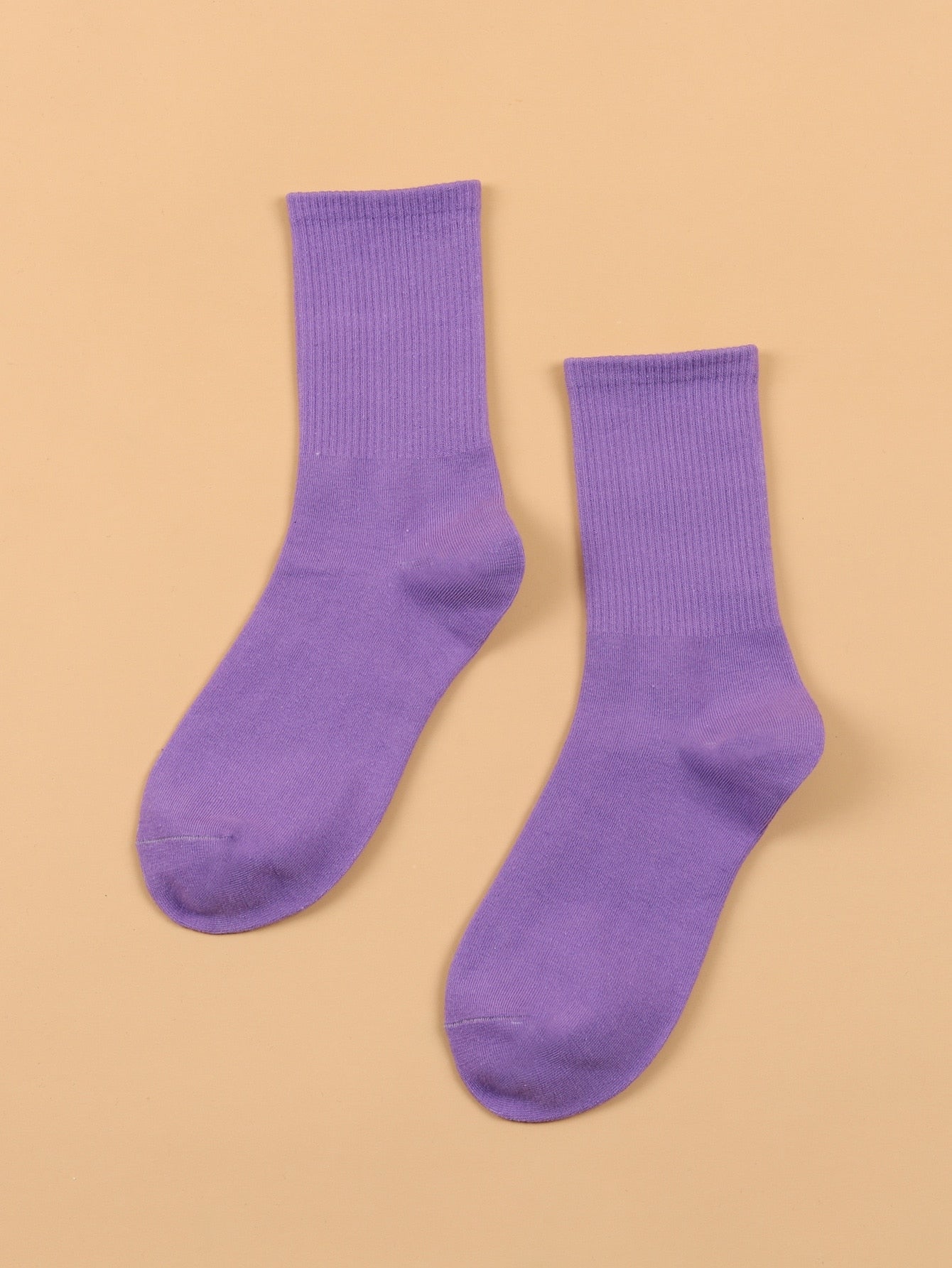 Plain Crew Socks