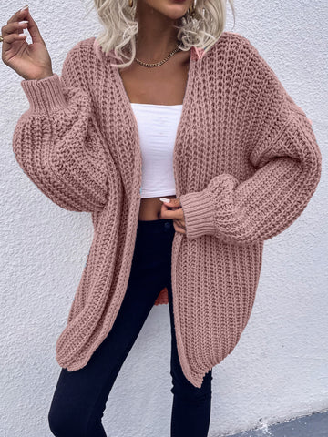 Chunky Knit Drop Shoulder Cardigan