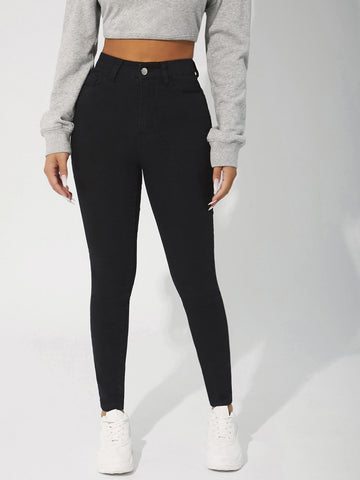 High Waist Skinny Jeans