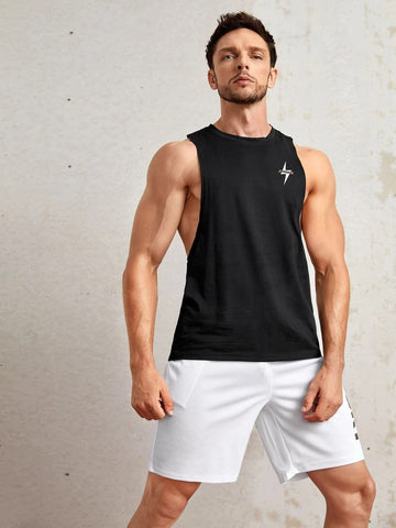 Men Letter Graphic Sports Tank Top Tank Top Pack