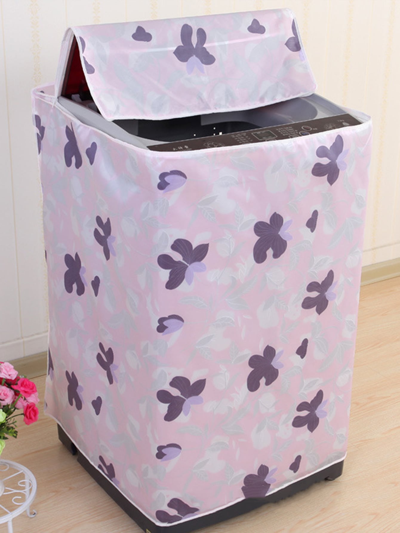1pc Butterfly Pattern Washing Machine Cover
