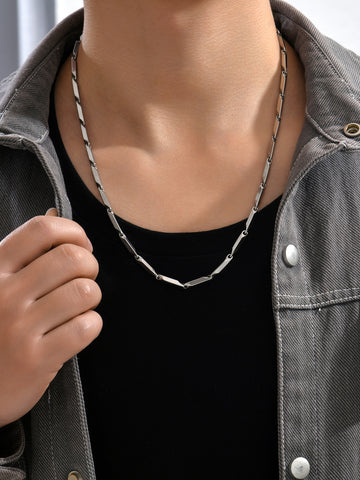 Men Minimalist Necklace, For Jewelry Gift And Party