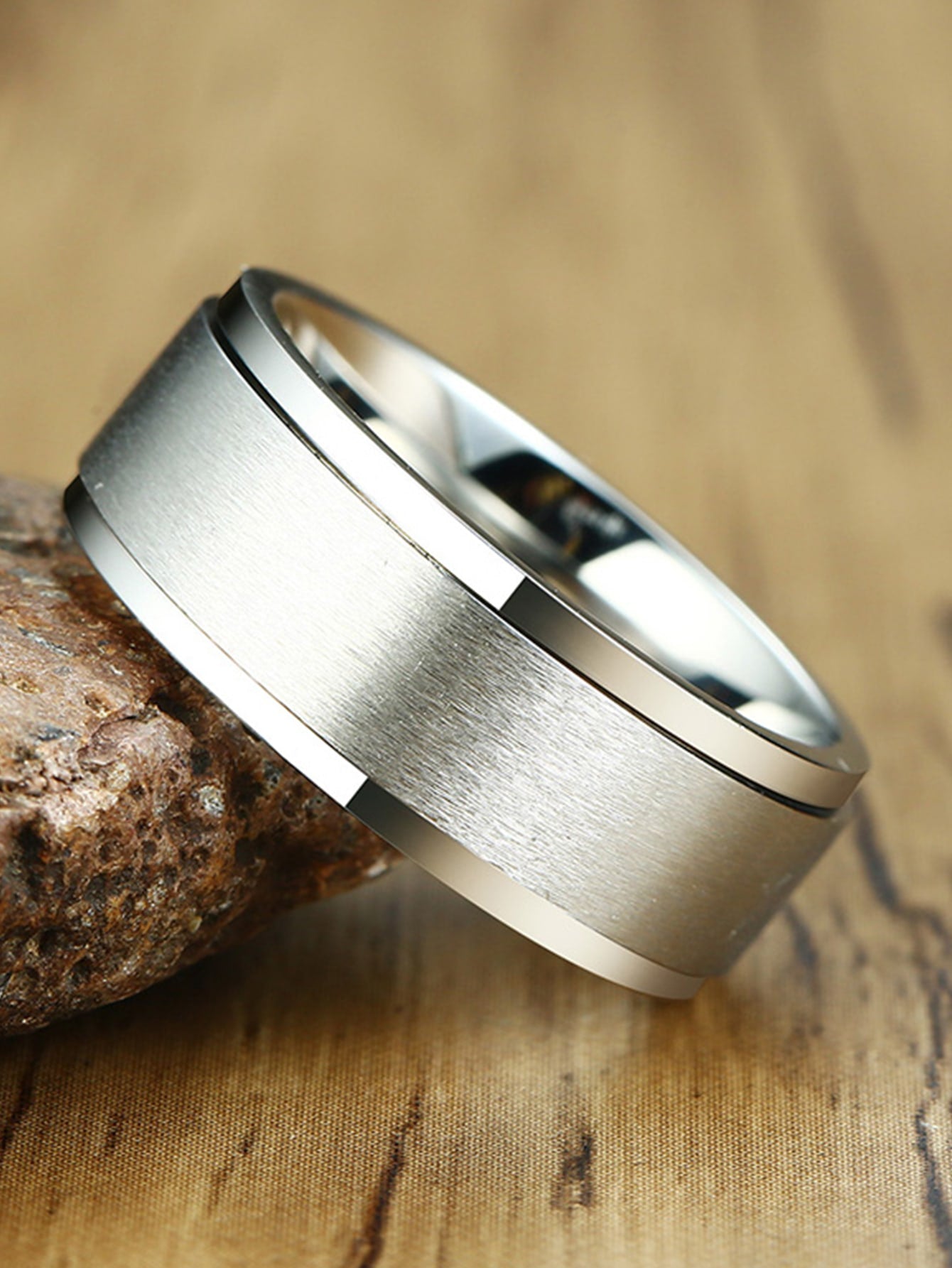 Men Minimalist Ring, For Jewelry Gift And Party