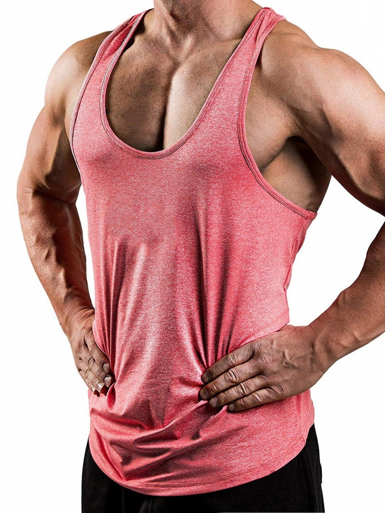 Men Racerback Sports Tank Top Workout Tops