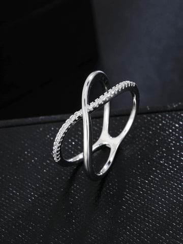 Men Criss Cross Design Cuff Ring For A Stylish Look Gift For Party