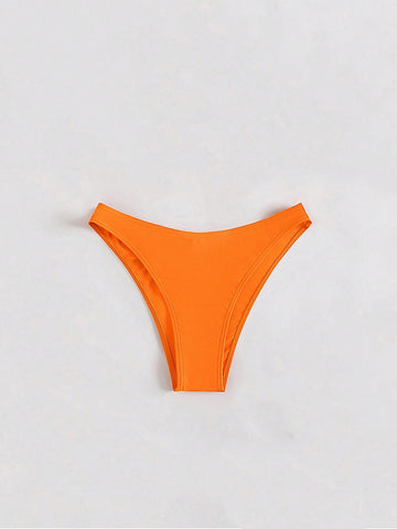 Summer Beach Solid Bikini Bottom