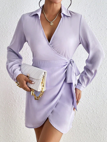 Solid Wrap Knot Side Dress