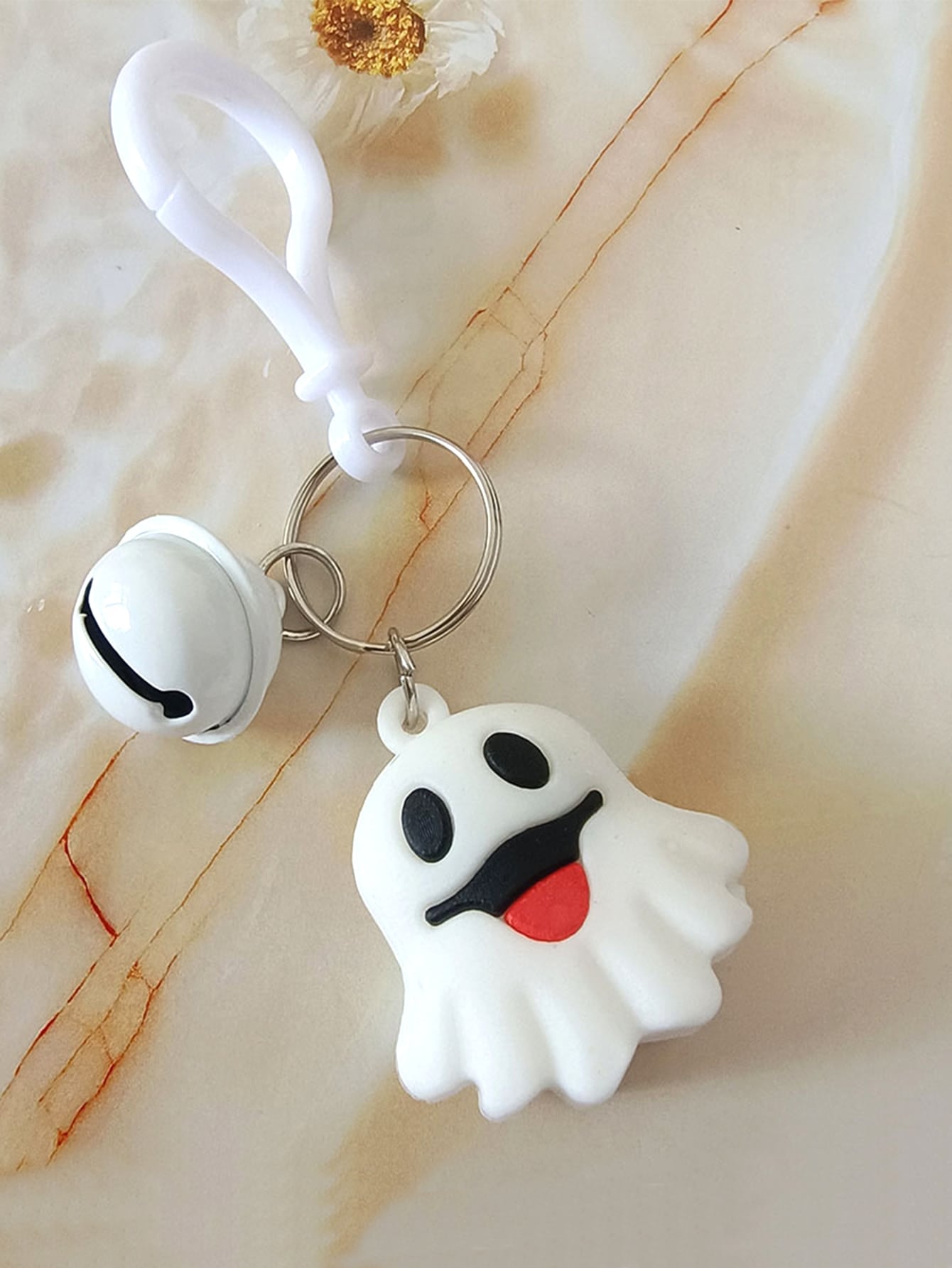 1pc Creative Costume Party Ghost Cartoon Doll Keychain For Bag, Car Key, Festival Small Gift Key Ring