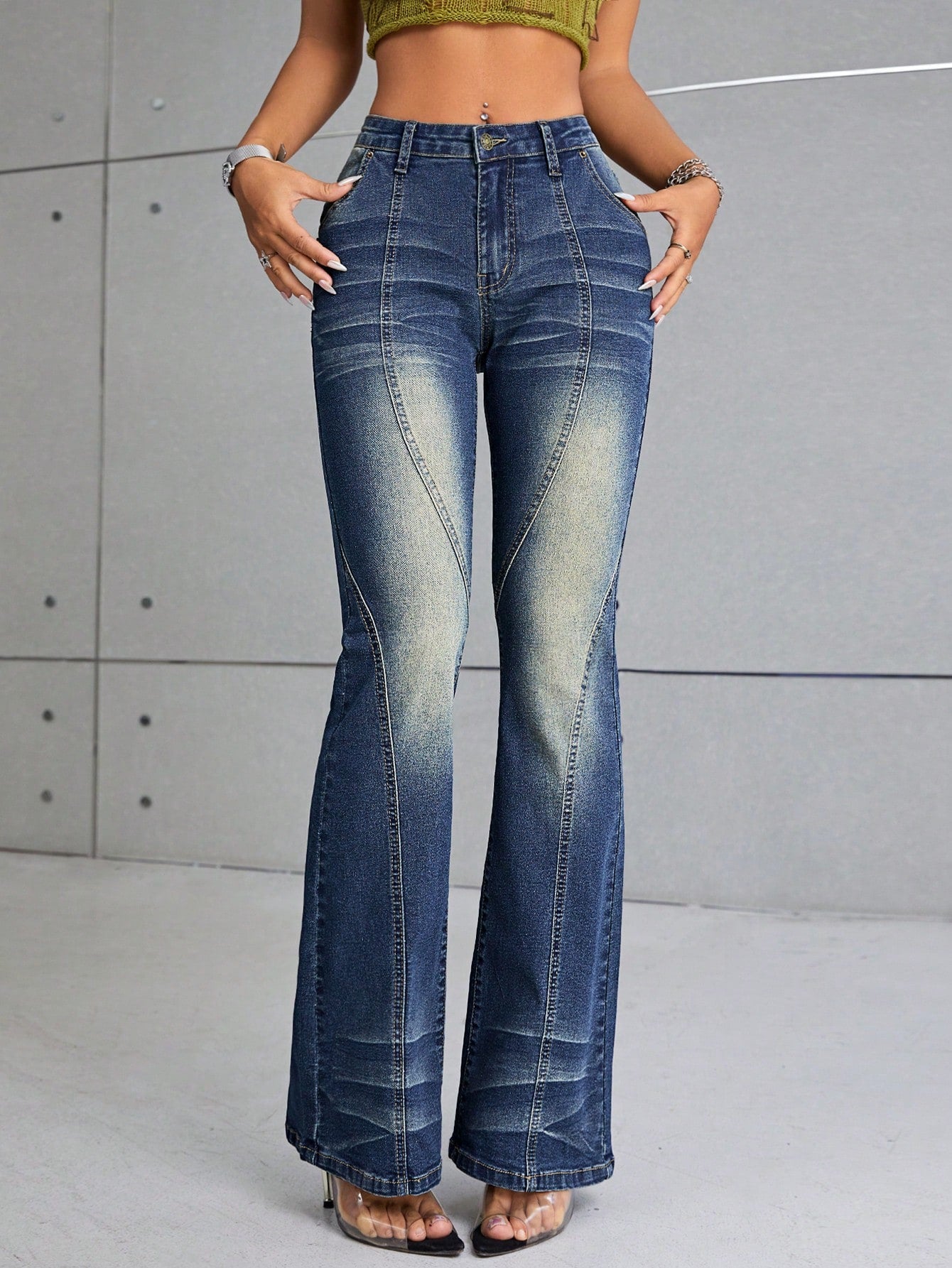 Flare Leg Jeans