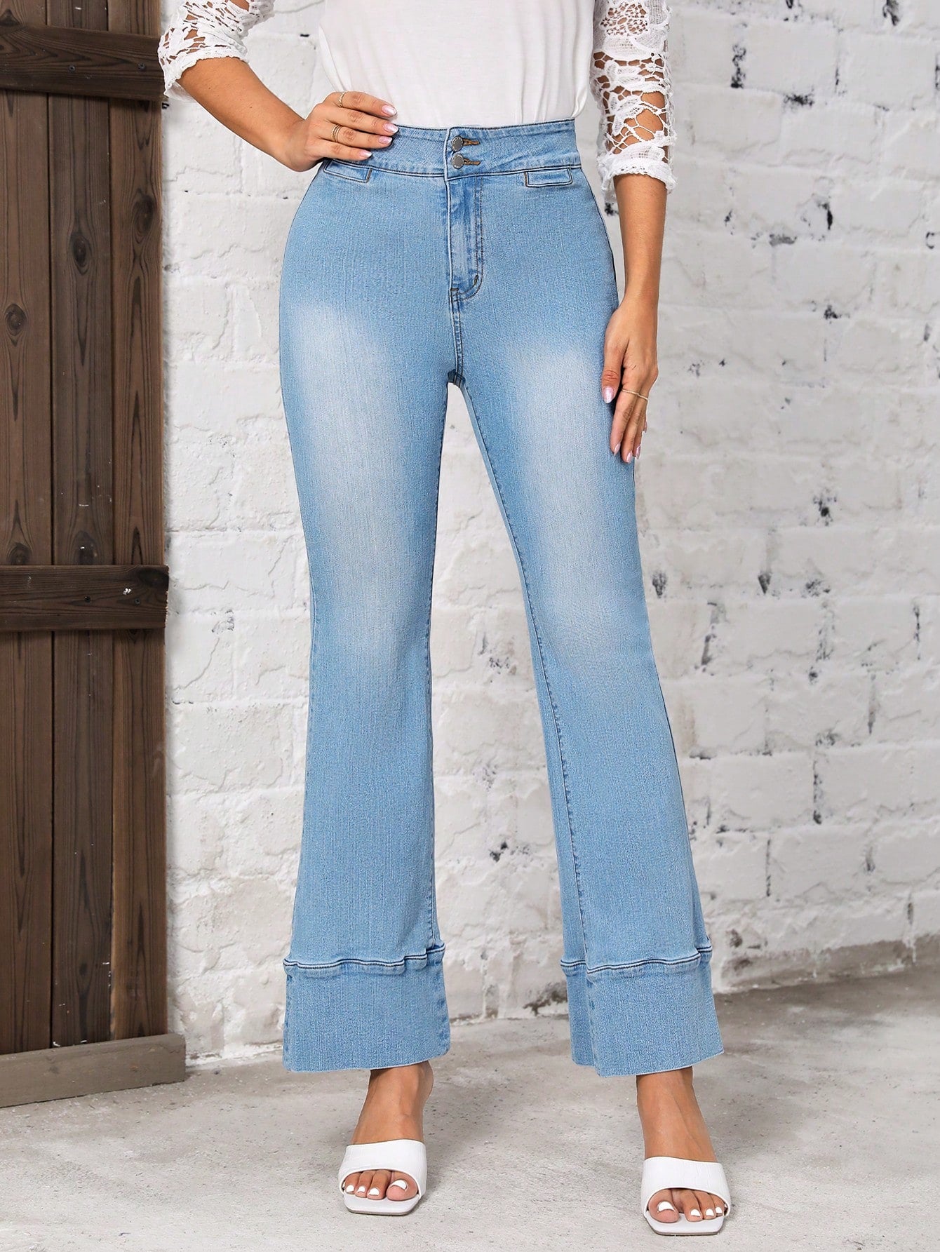 Flare Leg Jeans